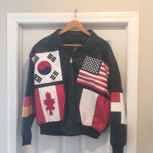 Phase 3 Countries Leather Jacket